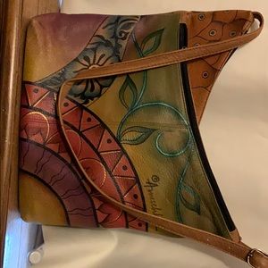 Beautiful gently used Anuschka hand painted purse